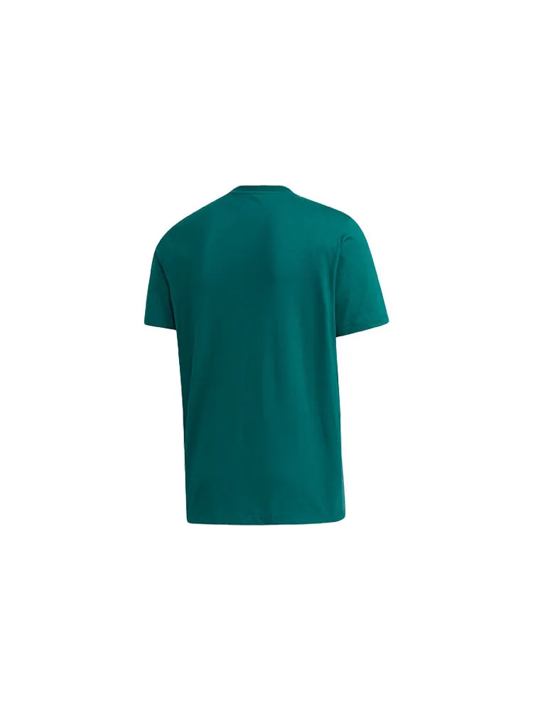 Футболка adidas neo Sports Round Neck Short Sleeve Green — изображение 2 из 6, зеленый