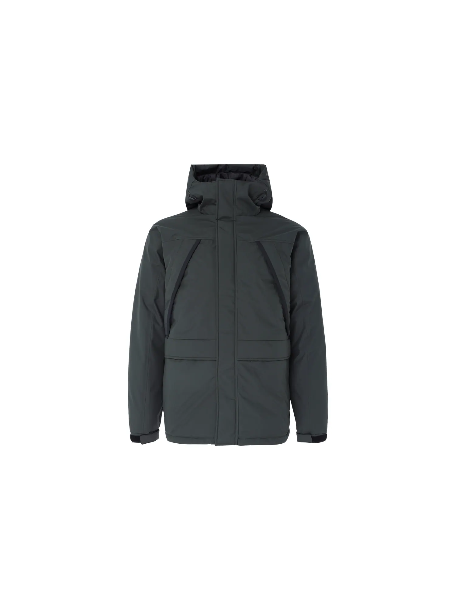 Пуховик Adidas Outdoor Sports hooded down — изображение 1 из 5, темный коричневый