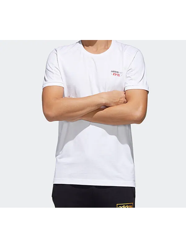 Футболка neo m gk tee3 с принтом короткий рукав Adidas — изображение 3 из 4, белый
