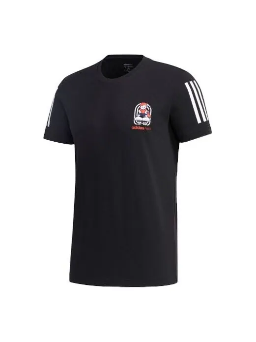 Футболка neo m gk tee1 round neck black Adidas — изображение 1 из 4, черный
