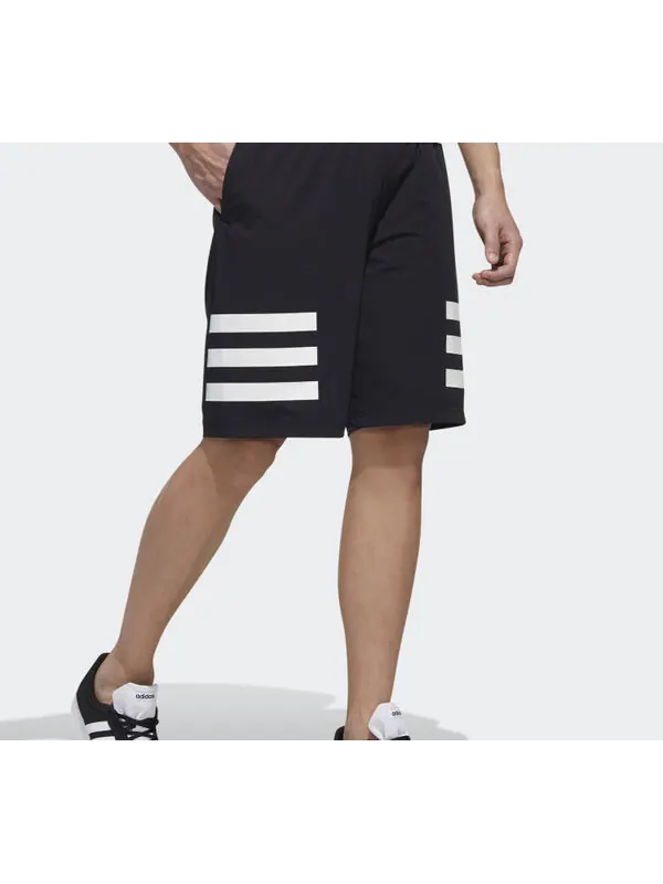 Шорты neo m pnda 3s shrt sports shorts black Adidas — изображение 3 из 4, черный