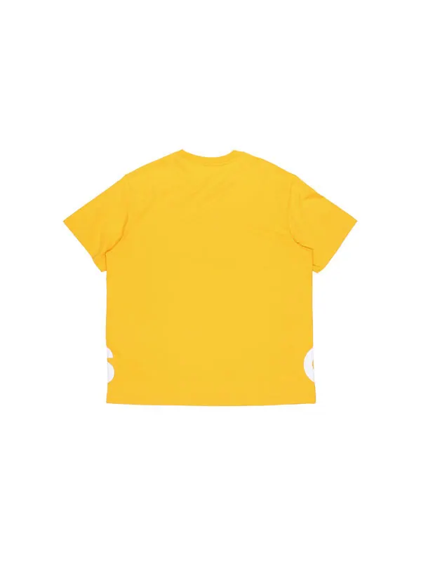 Футболка sports round neck casual alphabet short sleeve yellow Adidas — изображение 2 из 4, желтый