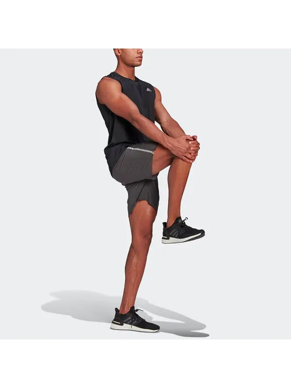Майка adidas Heatrdy Sleevl Casual Running Sports Vest Black — изображение 4 из 4, черный