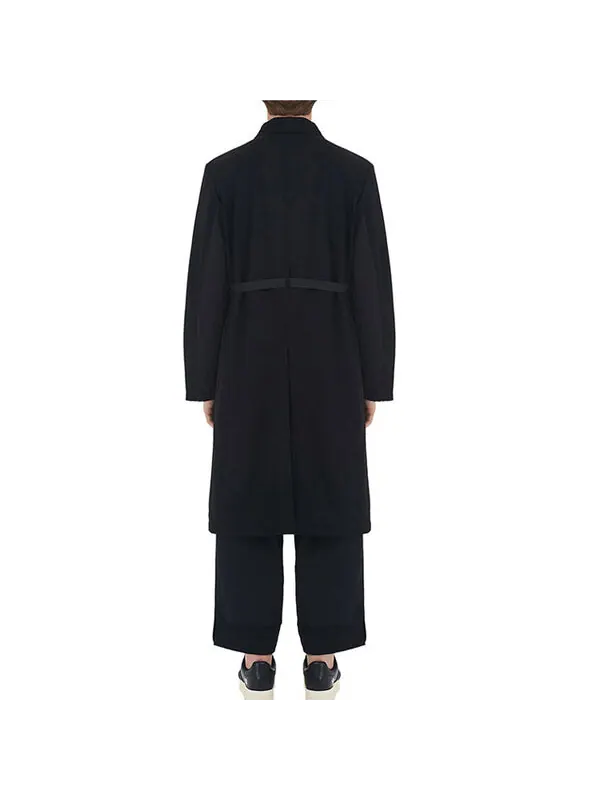 Пальто шерстяное Adidas Y-3 CH1 — изображение 4 из 4, черный