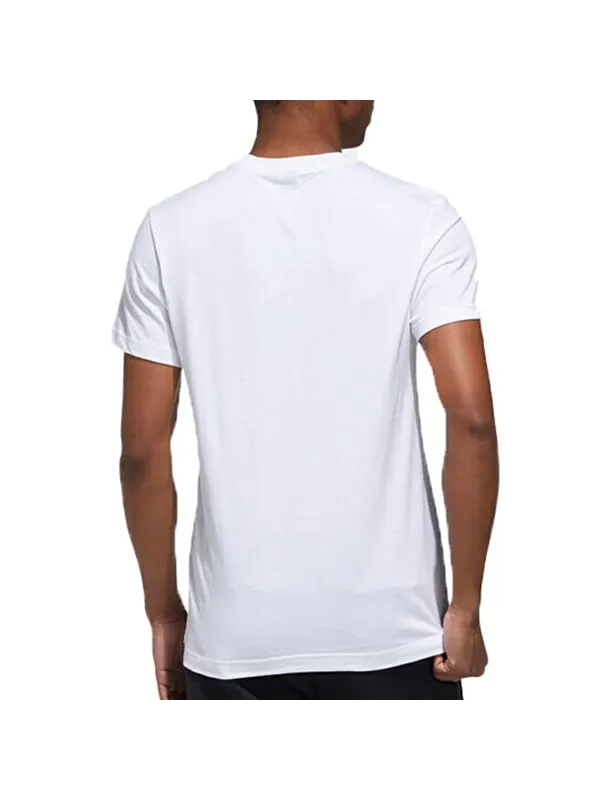 Футболка adidas Casual Sports Training Round Neck Short Sleeve White — изображение 4 из 4, белый