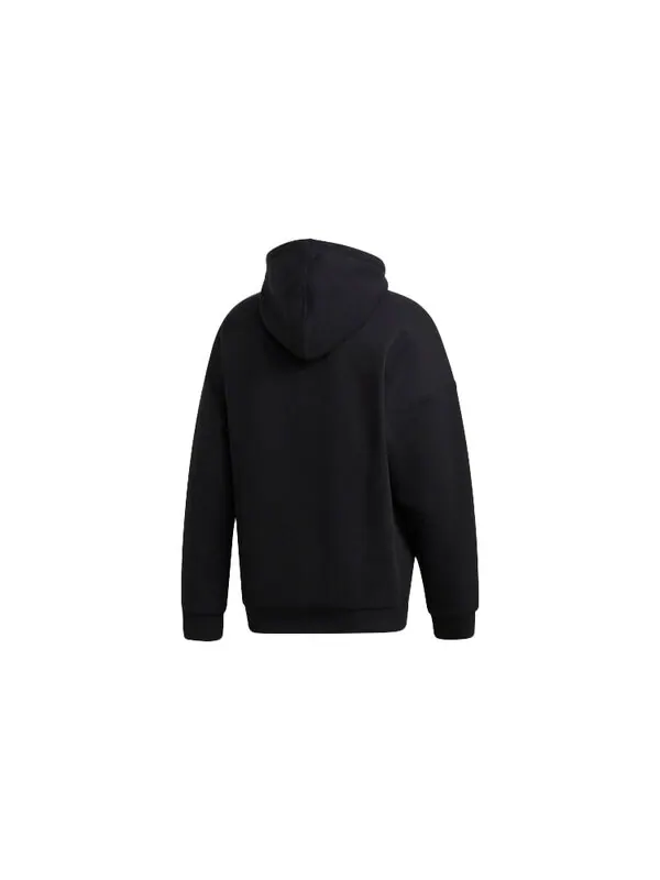 Толстовка adidas M Urban Whd Bst Athleisure Casual Sports Loose Fleece Lined Black — изображение 2 из 4, черный