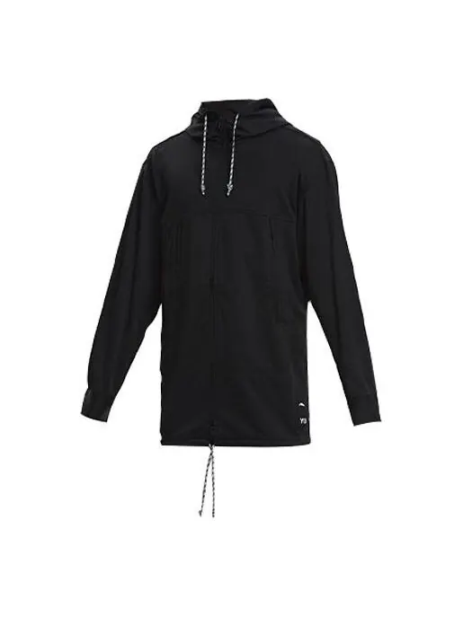 Куртка men's y-3 hooded track jacket black Adidas — изображение 1 из 4, черный