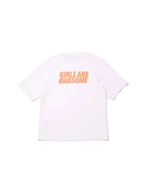 Футболка originals girls are awesome ss20 logo tee Adidas — изображение 2 из 4, белый
