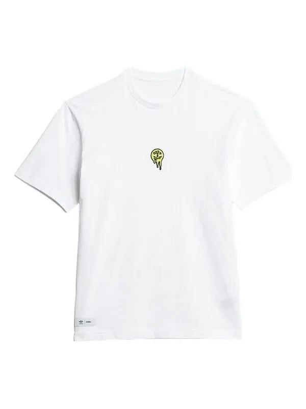 Футболка 032c round neck pullover short sleeve white Adidas — изображение 1 из 2, белый