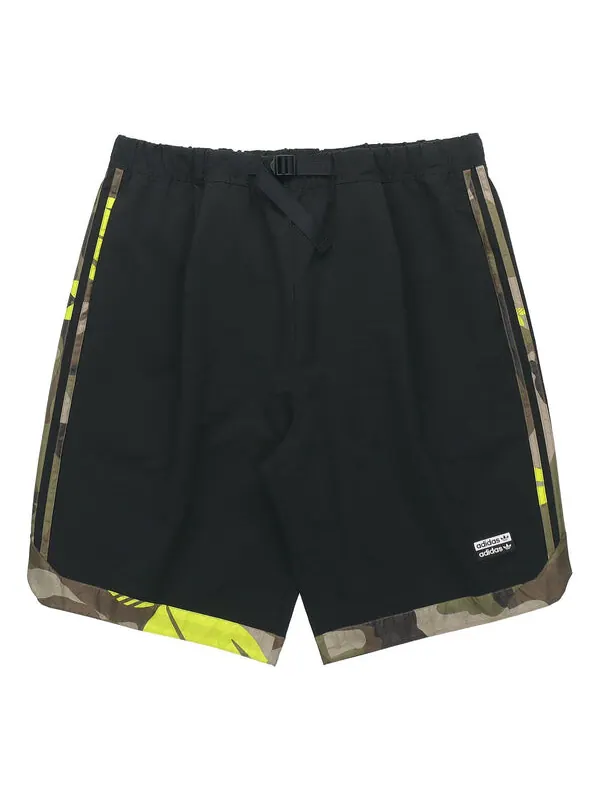 Шорты оригинальные ryv камуфляжные шорты спортивные Adidas — изображение 1 из 2, черный