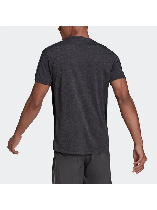 Футболка adidas Own The Run Tee Running Casual Sports Short Sleeve Black — изображение 4 из 4, черный