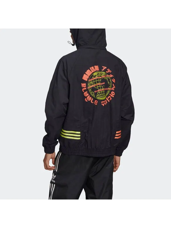 Куртка men's originals sports black jacket Adidas — изображение 3 из 4, черный