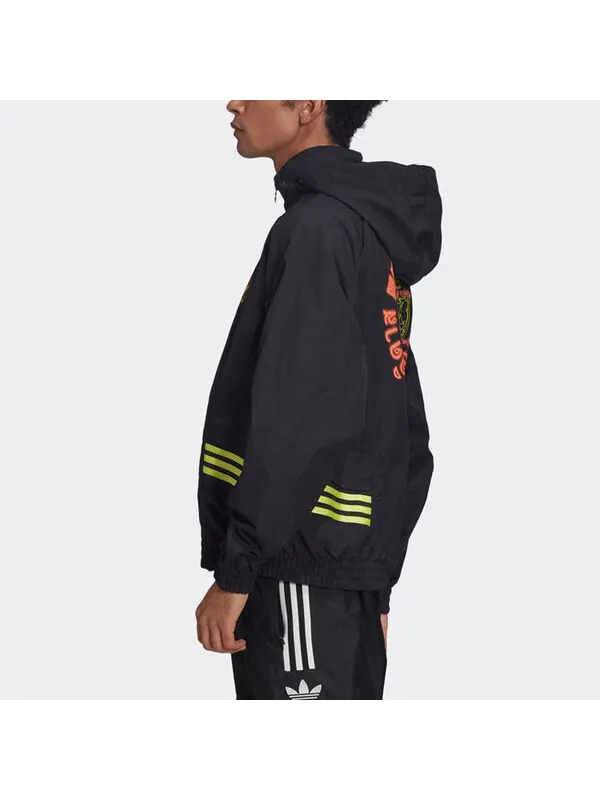 Куртка men's originals sports black jacket Adidas — изображение 4 из 4, черный