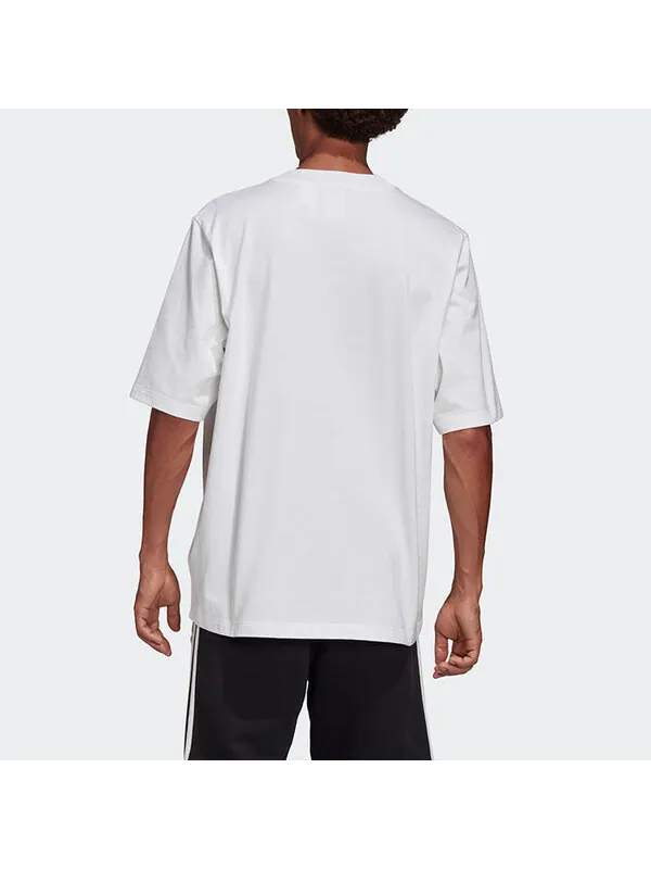 Футболка originals graphic tee printing short sleeve white Adidas — изображение 4 из 4, белый