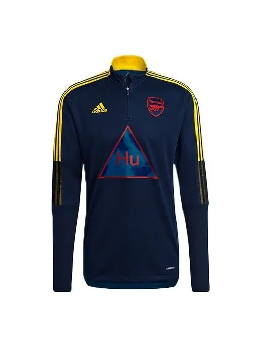 Толстовка adidas x Crossover Afc Hu Tr Top Arsenal Soccer/Football Half Zipper Sports Blue — изображение 1 из 4, синий