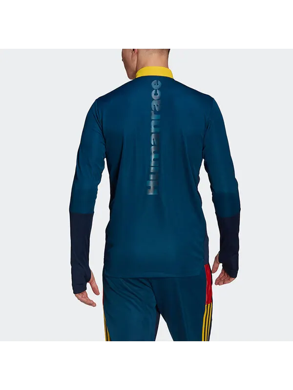 Толстовка adidas x Crossover Afc Hu Tr Top Arsenal Soccer/Football Half Zipper Sports Blue — изображение 3 из 4, синий