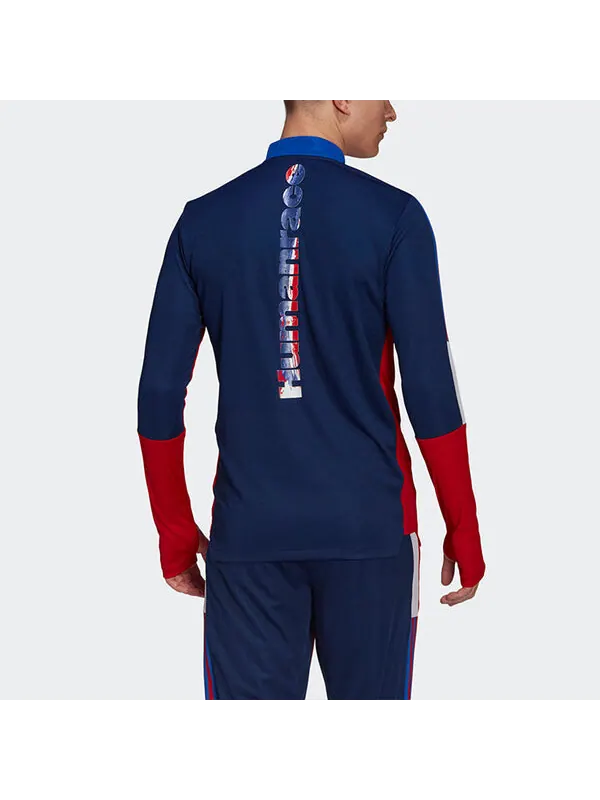 Толстовка adidas x Crossover Fcb Hu Tr Top Bayern Munich Soccer/Football Half Zipper Sports Stand — изображение 3 из 4
