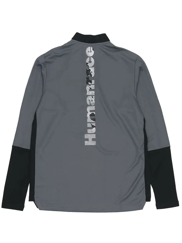Толстовка x crossover real madrid soccer/football half zipper pullover stand collar black gray Adidas — изображение 2 из 4