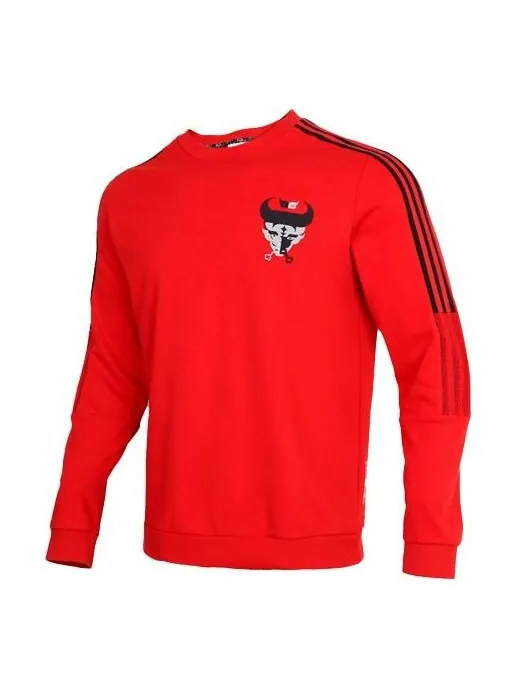 Толстовка Adidas FC Bayern 20/21 Chinese New Year Sweatshirt 'Red' — изображение 1 из 4, красный