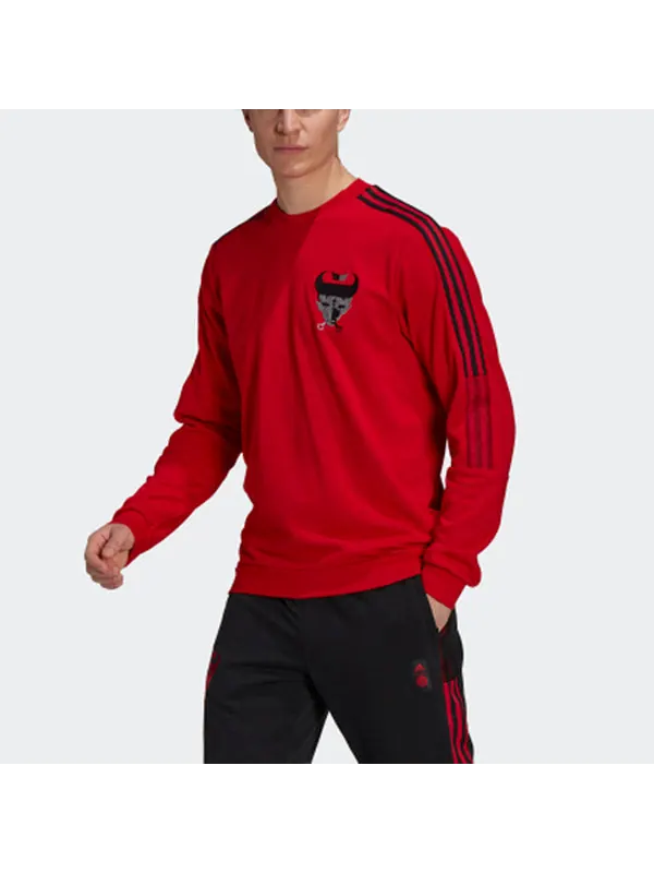 Толстовка Adidas FC Bayern 20/21 Chinese New Year Sweatshirt 'Red' — изображение 3 из 4, красный
