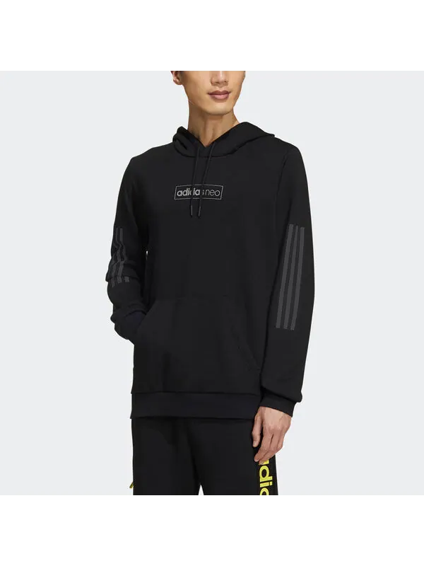 Толстовка Men's adidas neo Fav Dec Hd Casual Sports Pullover Black — изображение 3 из 4, мульти