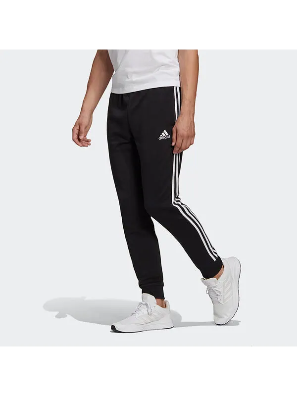 Спортивные штаны adidas M 3s Ft Tc Pt Stripe Sports Pants Black — изображение 4 из 4, черный