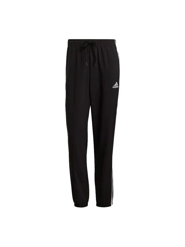 Спортивные штаны adidas Stripe Loose Straight Training Sports Pants Black — изображение 1 из 4, черный