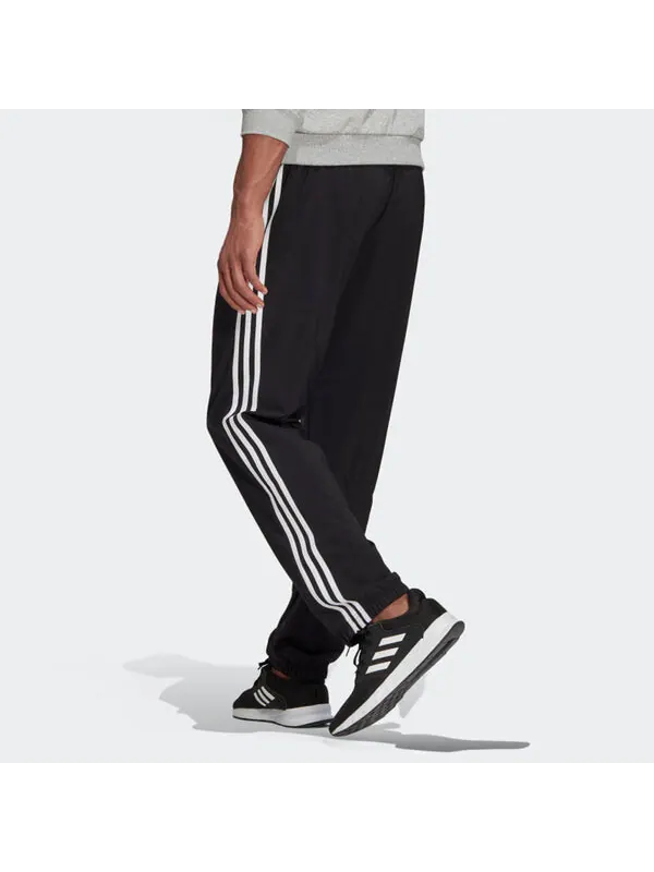 Спортивные штаны adidas Stripe Loose Straight Training Sports Pants Black — изображение 3 из 4, черный