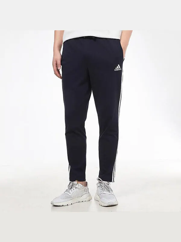 Спортивные штаны adidas Casual Sports Side Stripe Elastic Waistband Long Pants Blue — изображение 2 из 4, синий