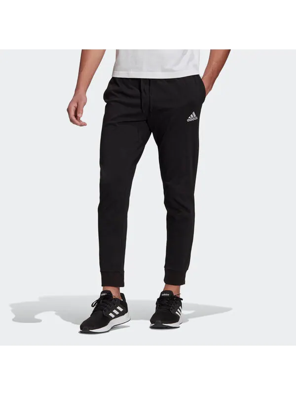Спортивные штаны adidas M Sl Sj Tc Pt Knit Bundle Feet Sports Pants Black — изображение 3 из 4, черный