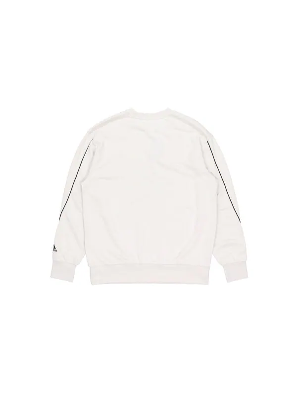 Толстовка adidas U Favs Q1 Swt Logo Printing Sports Pullover Round Neck Bauxite Brown — изображение 2 из 4, коричневый