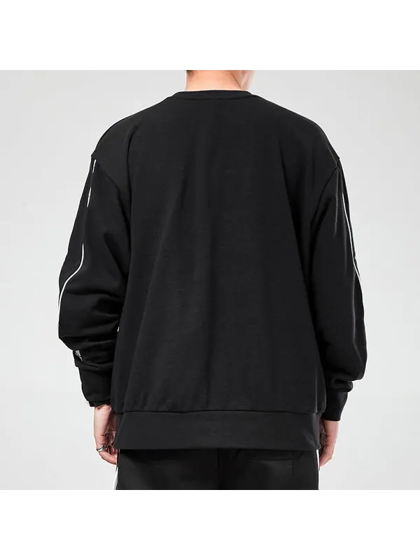 Толстовка giant logo sweatshirt (gender natural) men's black Adidas — изображение 4 из 4, черный