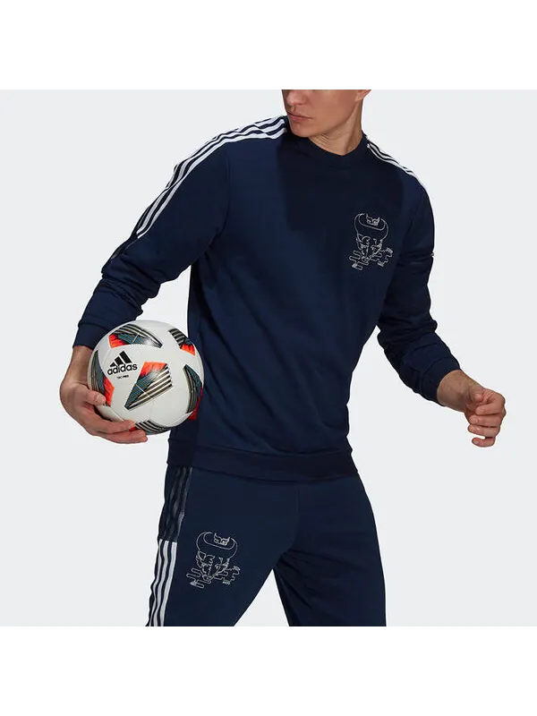 Толстовка adidas Afc Cny Cr Swt Series Soccer/Football Sports Embroidered Pattern Round Neck — изображение 4 из 4