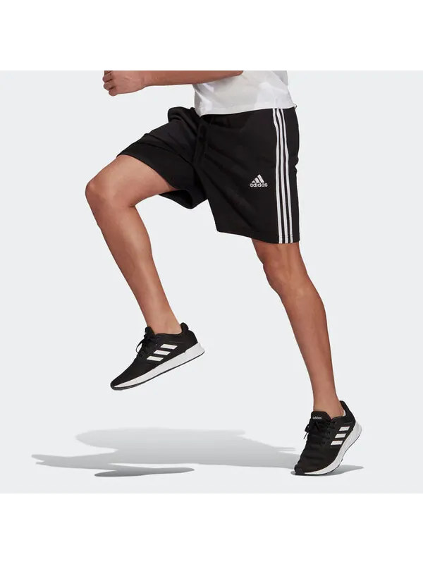 Шорты m 3s ft sho повседневные спортивные шорты с полосками по бокам Adidas — изображение 2 из 4, черный
