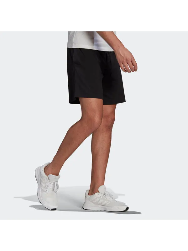 Шорты m lin sj sho logo printing sports breathable shorts black Adidas — изображение 4 из 4, черный
