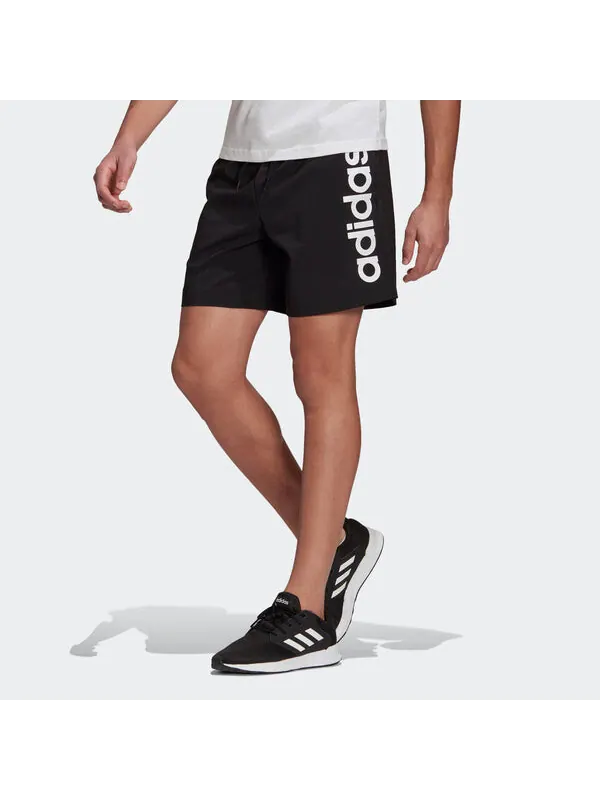 Шорты lin chelsea logo shorts men's black Adidas — изображение 2 из 4, черный