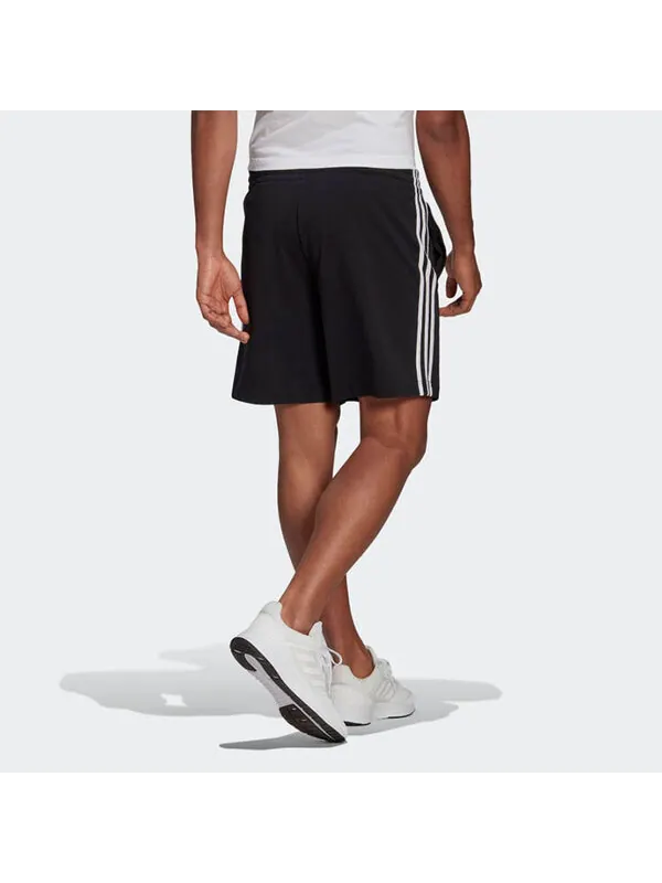 Шорты adidas M 3s Sj Sho Logo Printing Stripe Sports Training Shorts Black — изображение 3 из 4, черный
