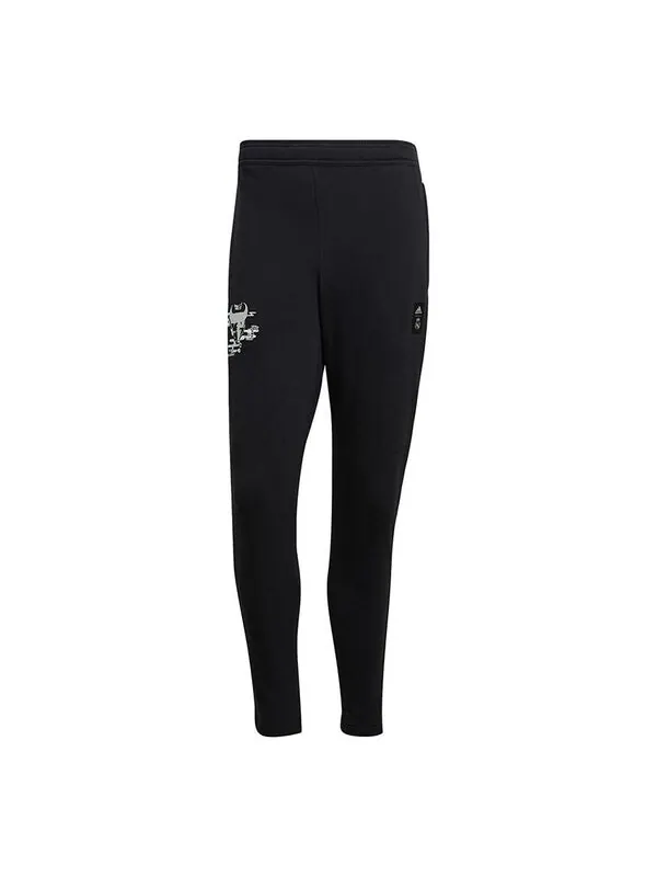 Спортивные штаны adidas Real Cny Sw Pnt Real Madrid Soccer Trousers For Men Black — изображение 1 из 4, черный