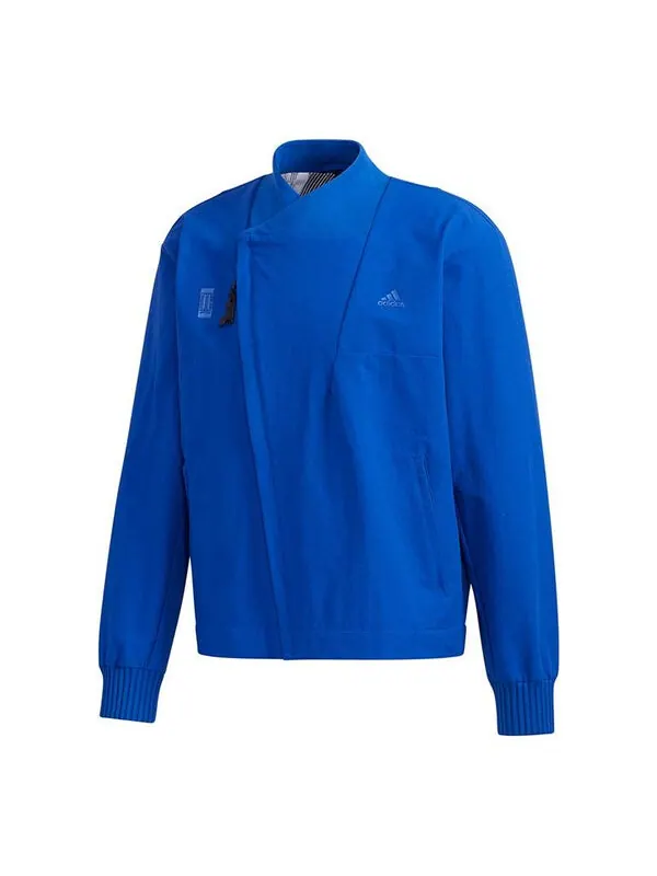 Куртка adidas WJ JKT Bomb Sports Stylish Jacket Blue — изображение 1 из 4, синий