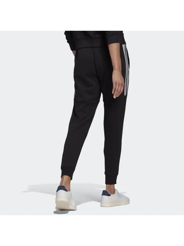 Брюки Essentials Cut 3 Stripes Брюки Размеры Азии Adidas — изображение 3 из 4, черный