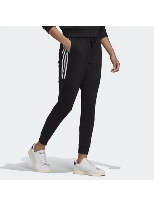 Брюки Essentials Cut 3 Stripes Брюки Размеры Азии Adidas — изображение 4 из 4, черный