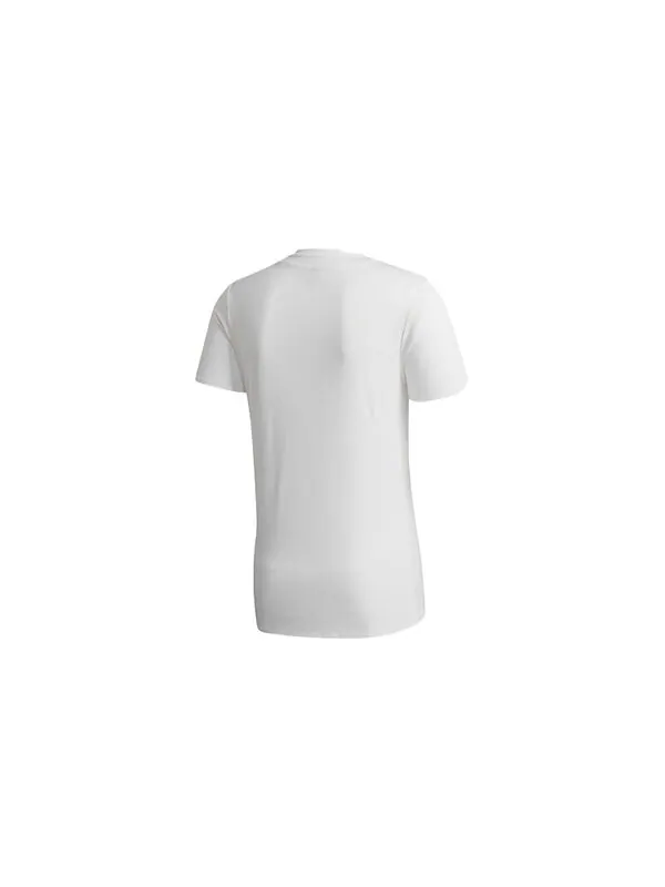 Футболка adidas Premium Tee M Casual Running Sports Round Neck Short Sleeve White — изображение 2 из 4, белый