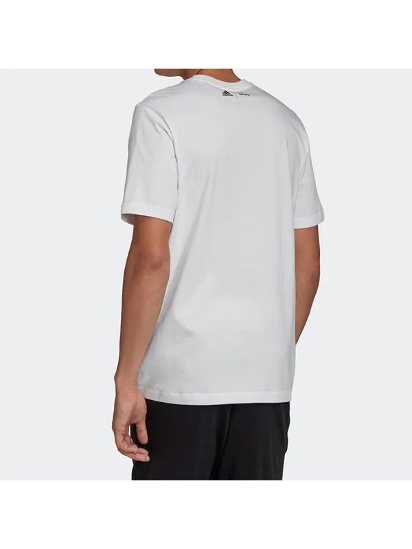 Футболка disney mickey pattern short sleeve white Adidas — изображение 3 из 4, белый