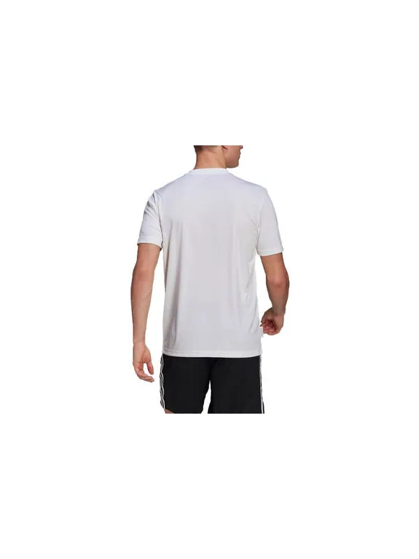 Футболка Men's adidas Printing Round Neck Short Sleeve Sports Short Sleeve White T-Shirt — изображение 2 из 4, мульти
