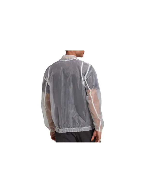 Куртка adidas See Through Varsity Jacket 'White' — изображение 2 из 4, белый