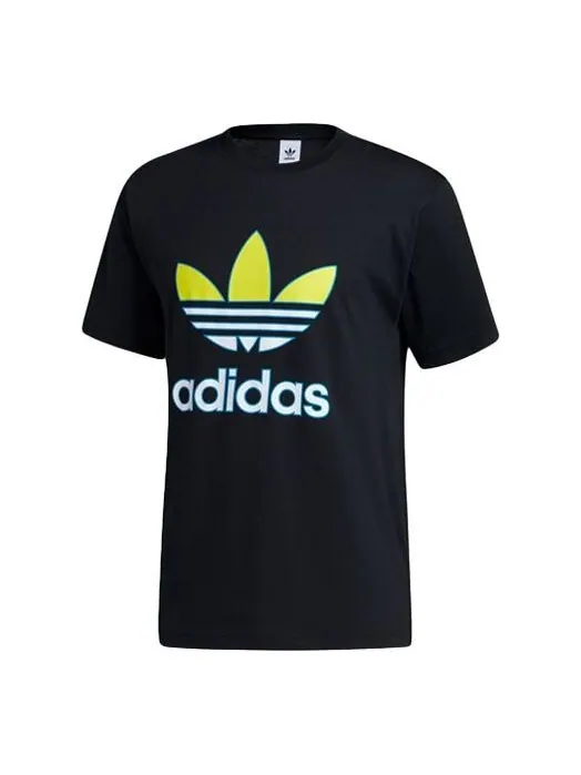 Футболка originals men s road to tokyo trefoil crew neck black Adidas — изображение 1 из 4, черный