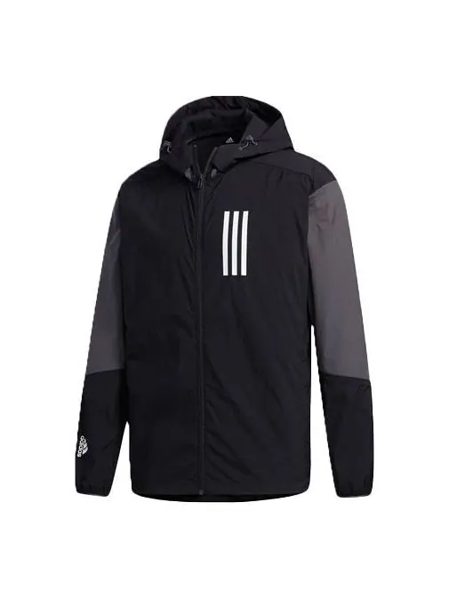 Куртка adidas Windbreaker Sports Logo Jacket Black — изображение 1 из 4, черный