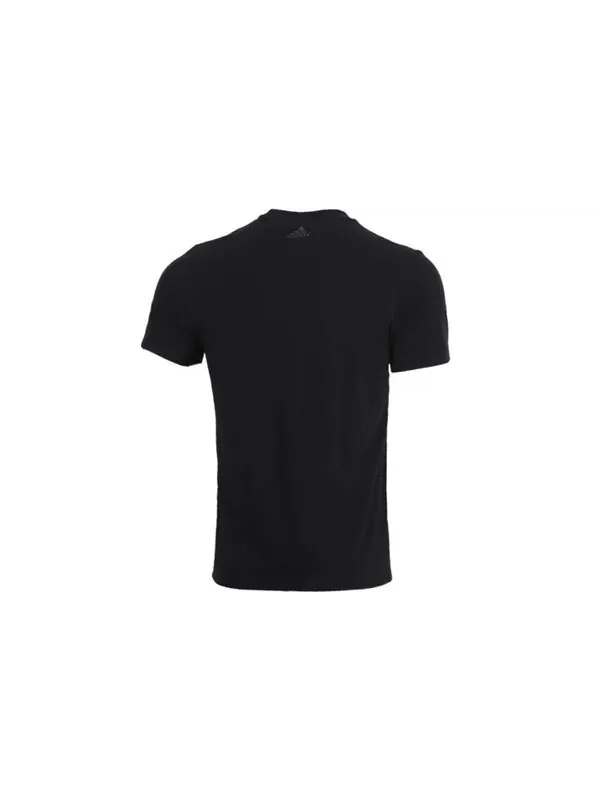 Футболка adidas China Tee Casual Sports Round Neck Breathable Short Sleeve Black — изображение 2 из 4, черный