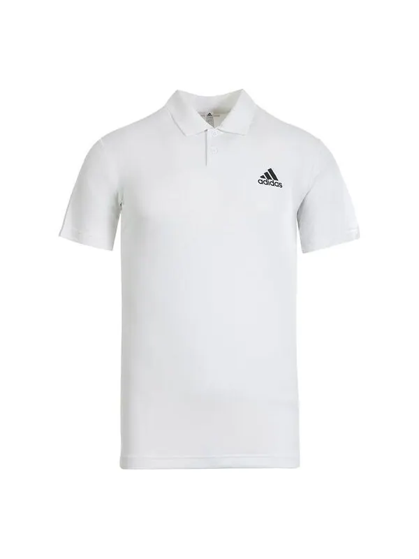 Футболка adidas H.rdy Polo Tennis Sports Training Breathable Short Sleeve Polo Shirt White — изображение 1 из 4, белый