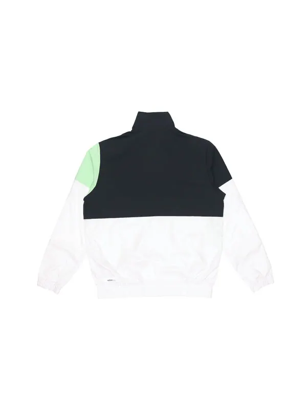 Куртка adidas neo Colorblock Zipper Stand Collar Sports Jacket Black Green Colorblock — изображение 2 из 4, мульти